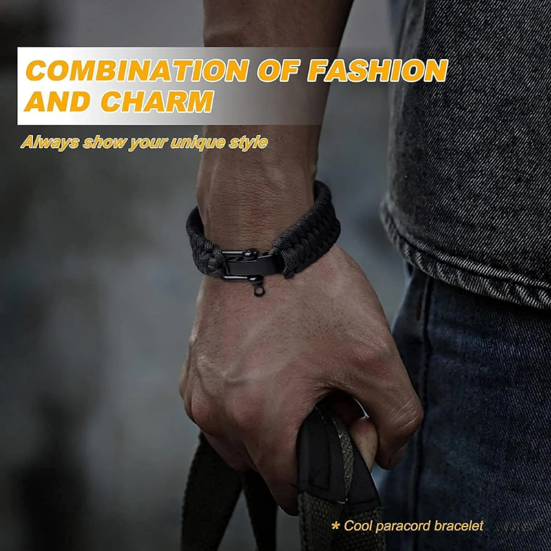 fashion and charm paracord bracelet