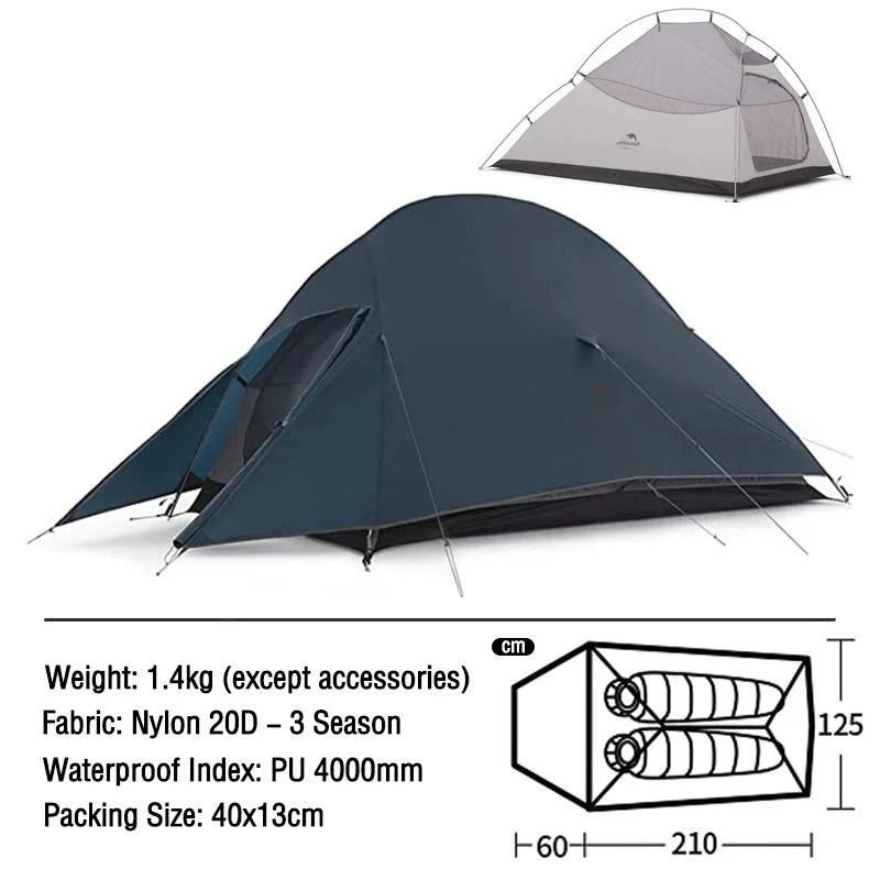 Cloud up 2 - Waterproof Camping Tent Ultralight