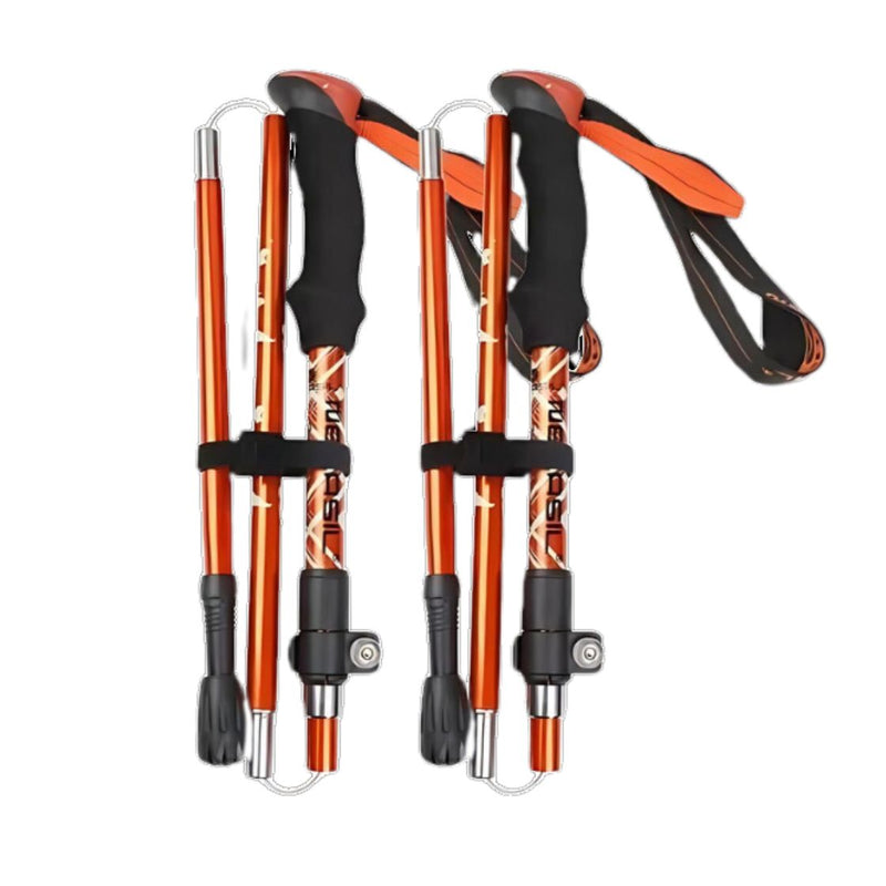 2pcs Nordic Collapsible Trekking Pole