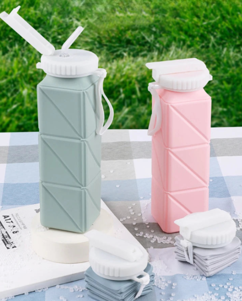 Collapsible Silicone Water Bottle