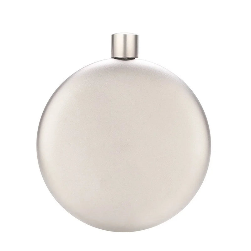 Pure Titanium Round Camping Flask 180ml