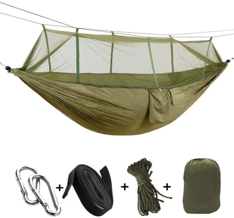 2 Person Camping Hammock with Mosquito Net