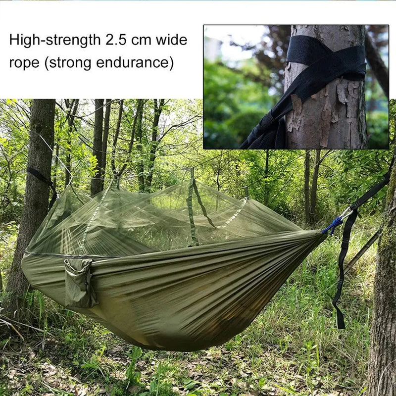 2 Person Camping Hammock with Mosquito Net