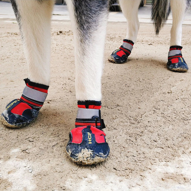 Reflective Waterproof Dog Boots