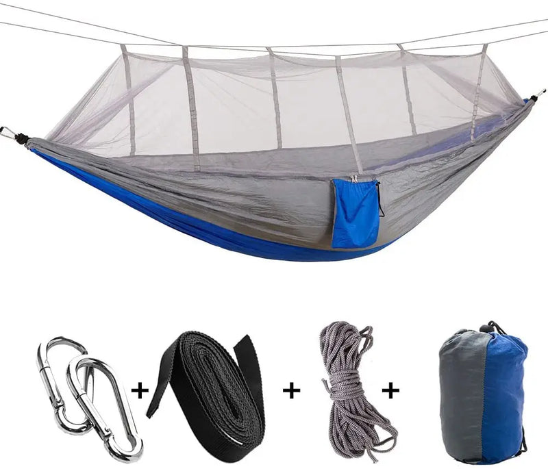 2 Person Camping Hammock with Mosquito Net