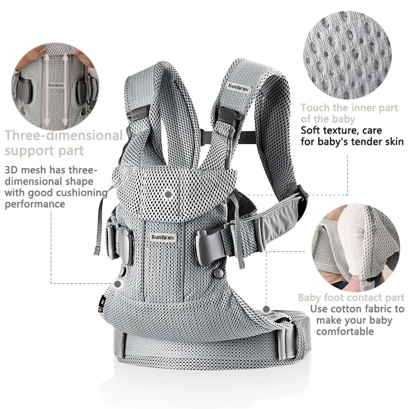 Versatile and Breathable Baby Carrier for Hiking Adventures with Kids