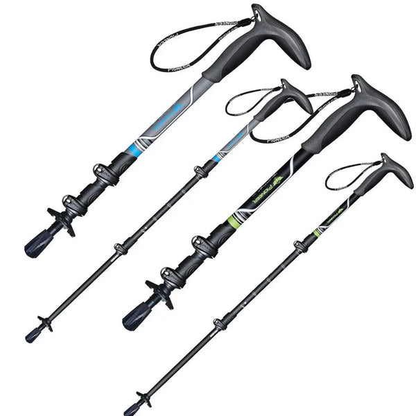 Durable T-Handle Trekking Pole -  46-100cm