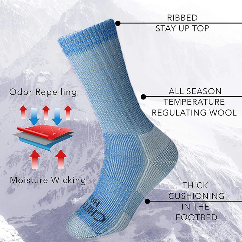 Adventure-Ready Merino Wool Socks for Kids