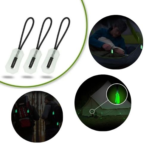 Glow in the Dark Zipper Pulls