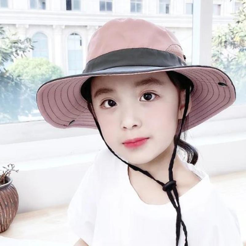 UV-Protective Hiking Sun Hat for Kids