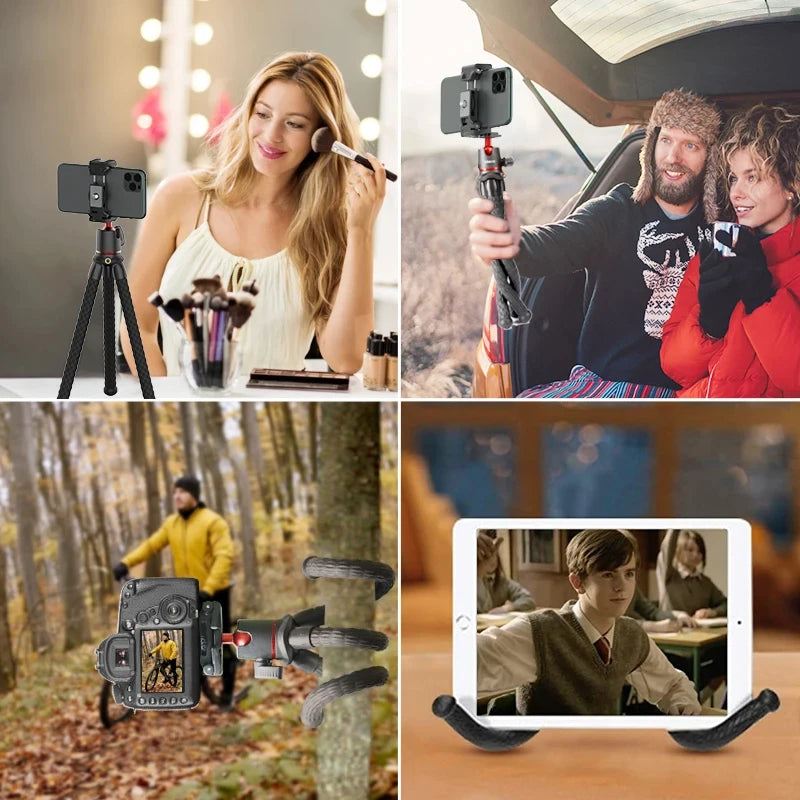 Octopus Flexible Tripod – Universal Phone & Camera Tripod