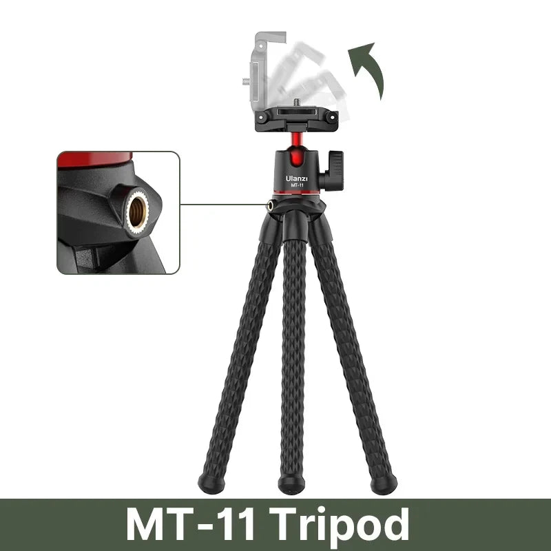 Octopus Flexible Tripod – Universal Phone & Camera Tripod