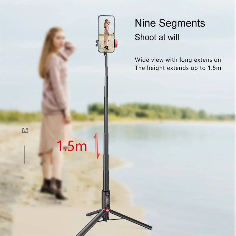 Wireless Selfie Stick Tripod with Remote