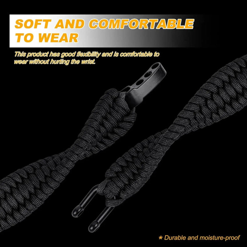 soft and comfortable to wear paracord bracelet