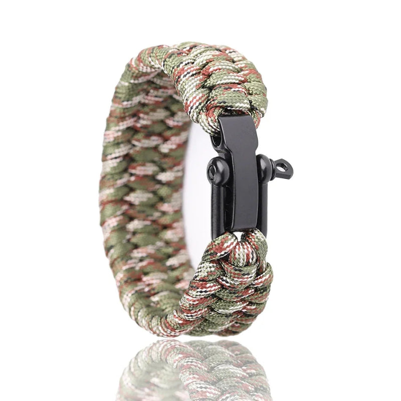 multicolor paracord bracelet