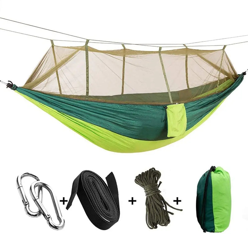 2 Person Camping Hammock with Mosquito Net