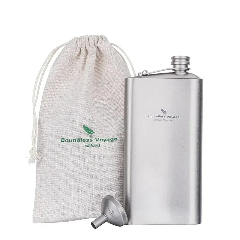 Titanium Flask with Funnel 250ml