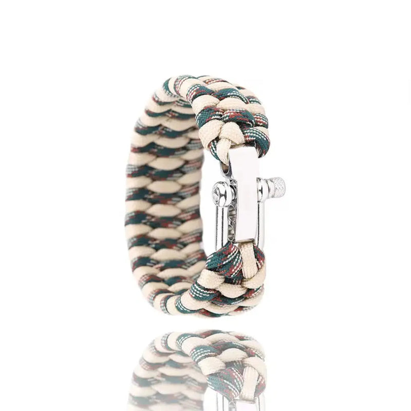 multicolour paracord bracelet