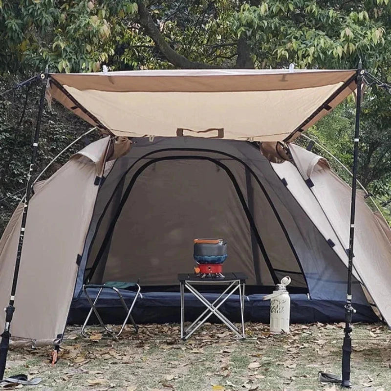 2-Person Extent Hot Tent with Built-In Stove