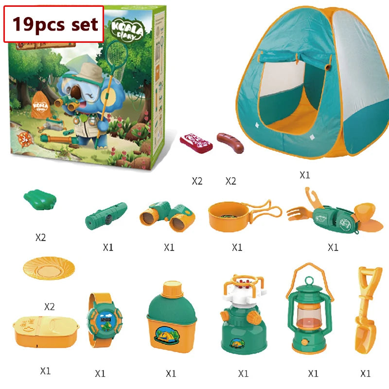 Complete Camping Set for Kids' Outdoor Adventures