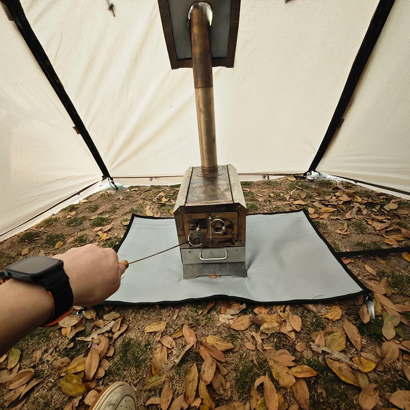 2-Person Extent Hot Tent with Built-In Stove