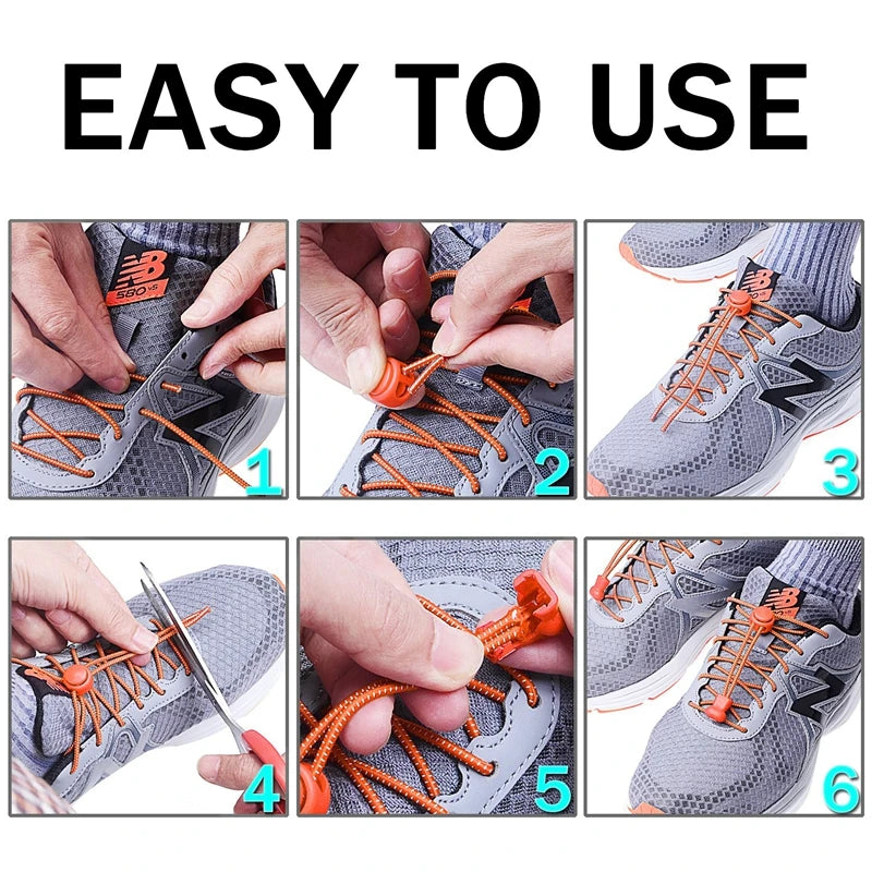 Quickly Elastic Shoelaces for Hikers