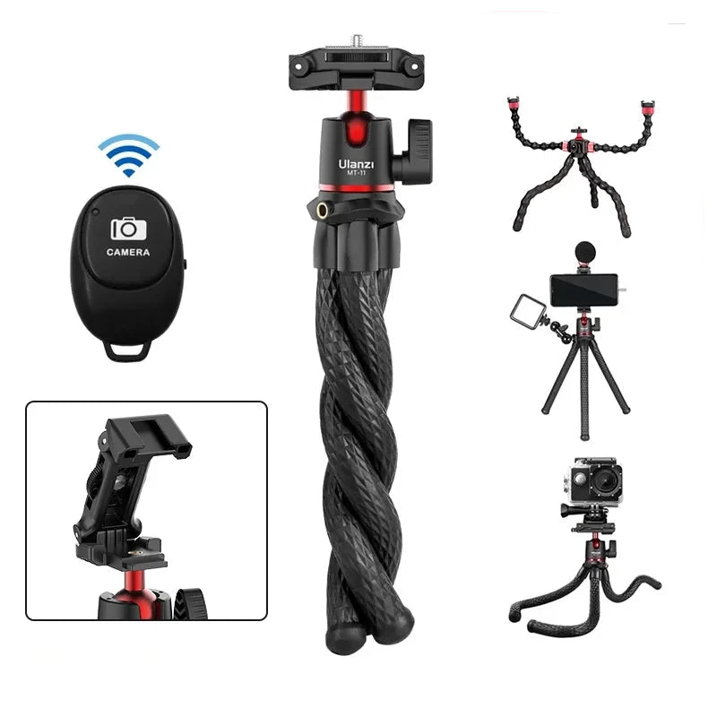 Octopus Flexible Tripod – Universal Phone & Camera Tripod