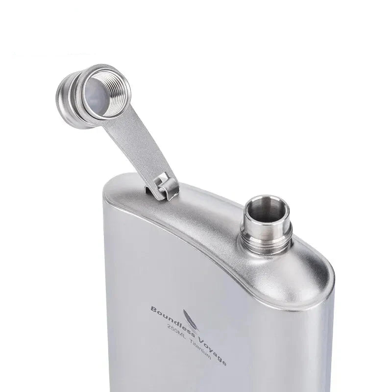 Titanium Flask with Funnel 250ml