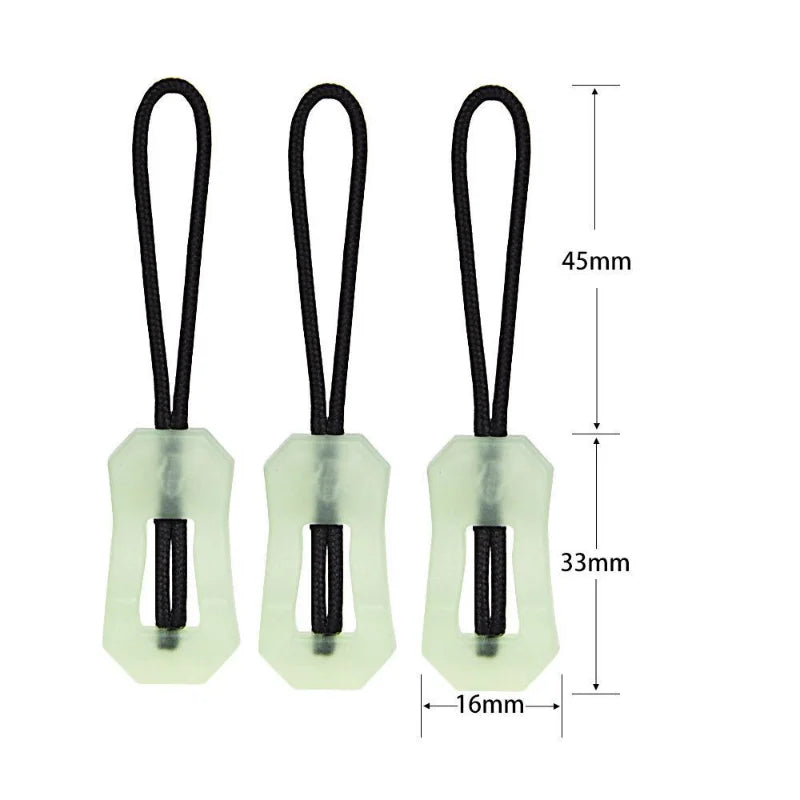 Glow in the Dark Zipper Pulls