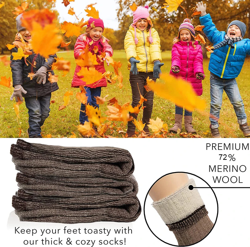 Adventure-Ready Merino Wool Socks for Kids