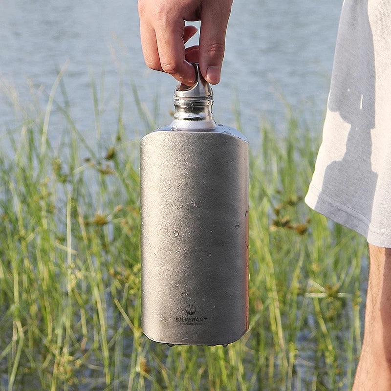 Pure Titanium Insulated Water Bottle