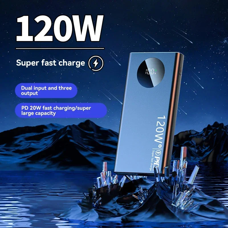 Power Bank Fast Charging - Double USB ports (iPhone, Samsung)