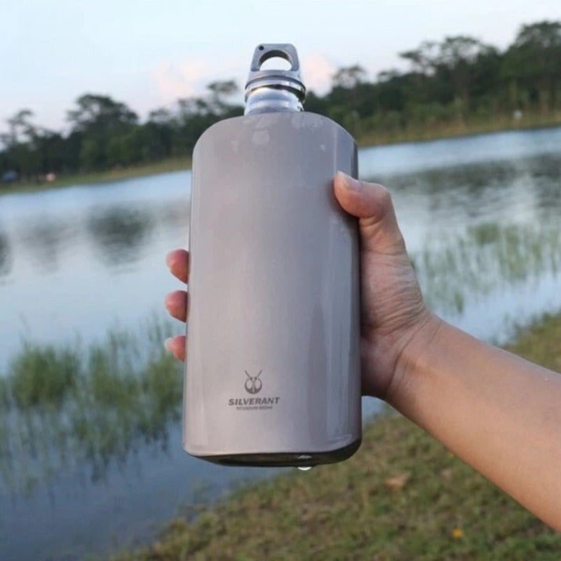 Pure Titanium Insulated Water Bottle